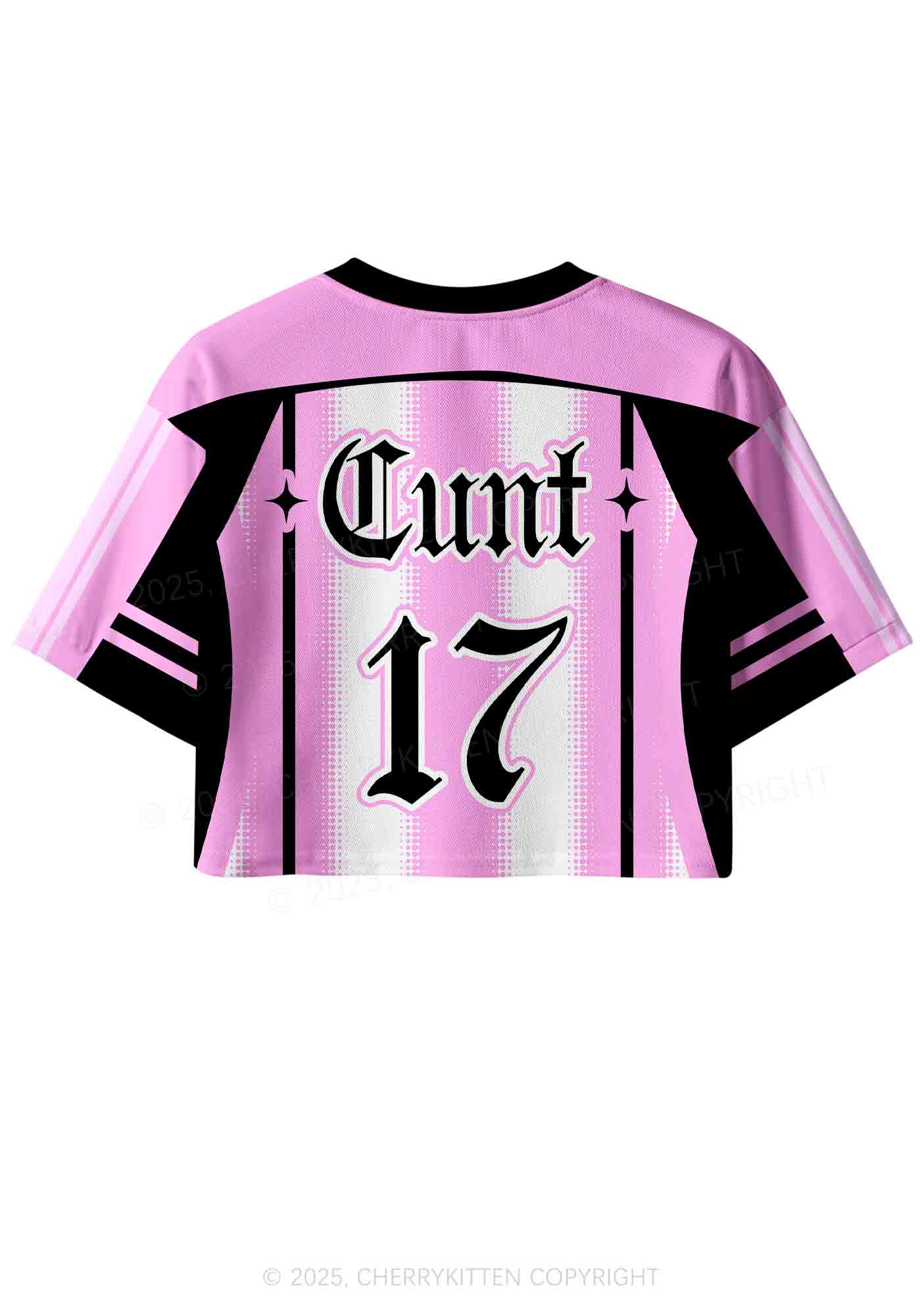 Custom Gothic Cxxt Y2K Crop Sport Jersey Shirts Cherrykitten - Image 3