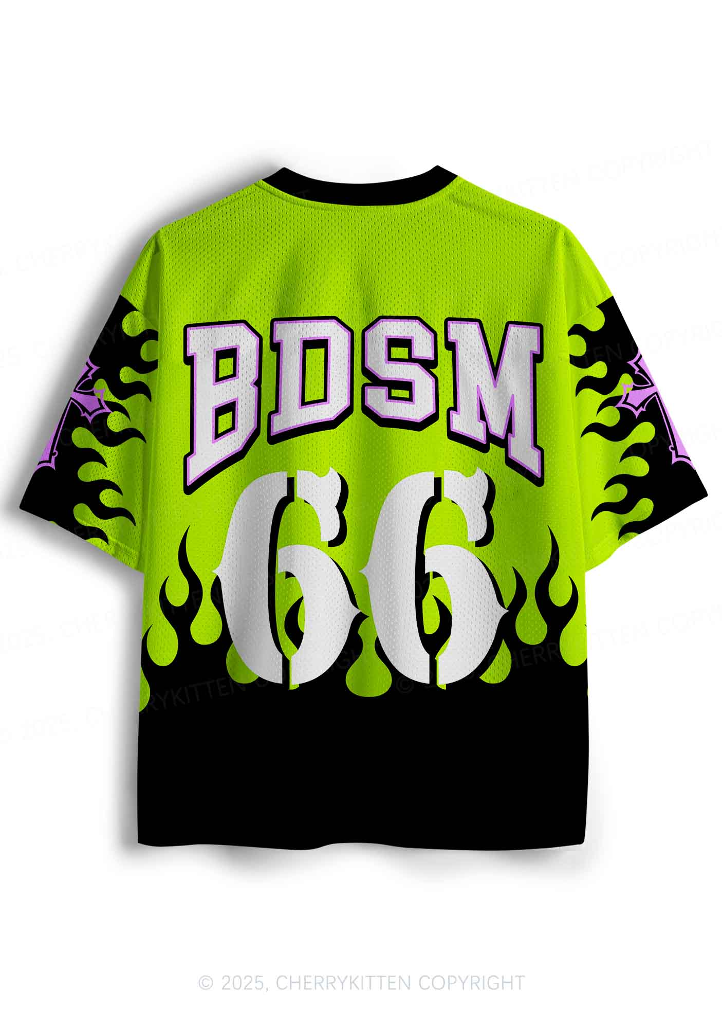 Custom Green BDSM Y2K Sport Jersey Shirts Cherrykitten - Image 2