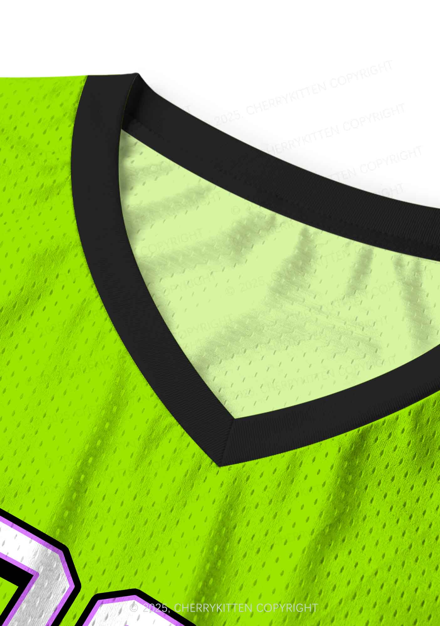 Custom Green BDSM Y2K Sport Jersey Tank Cherrykitten - Image 4