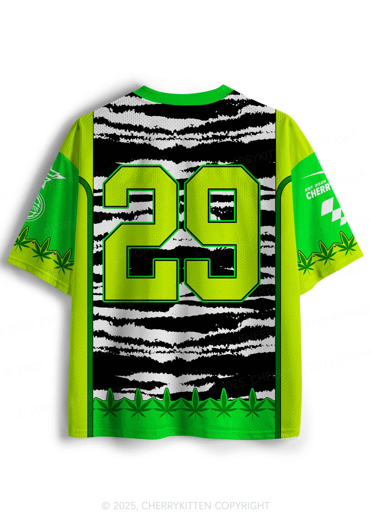 Custom Green Blunt Slxt Y2K Sport Jersey Shirts Cherrykitten - Image 2