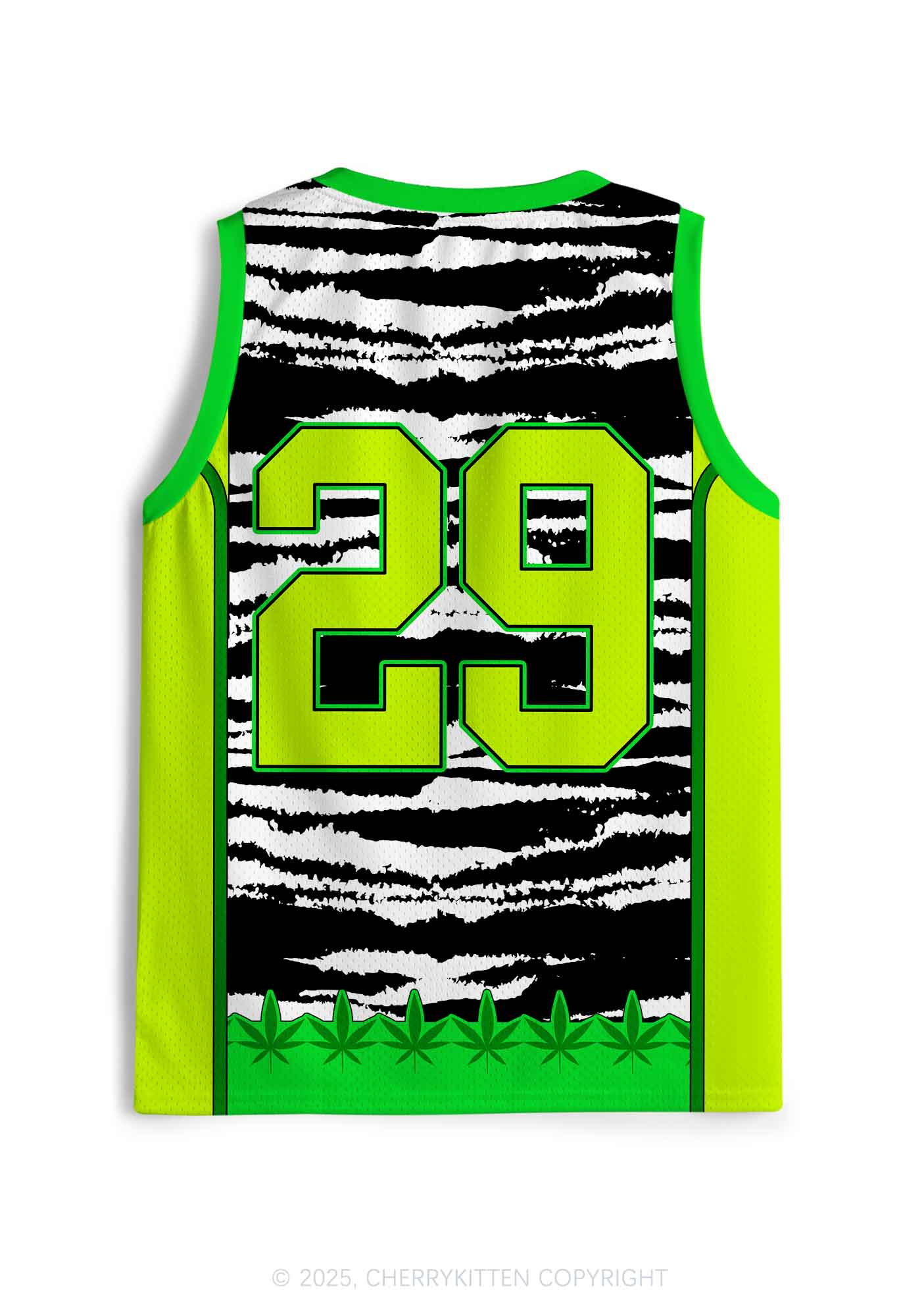 Custom Green Blunt Slxt Y2K Sport Jersey Tank Cherrykitten - Image 2