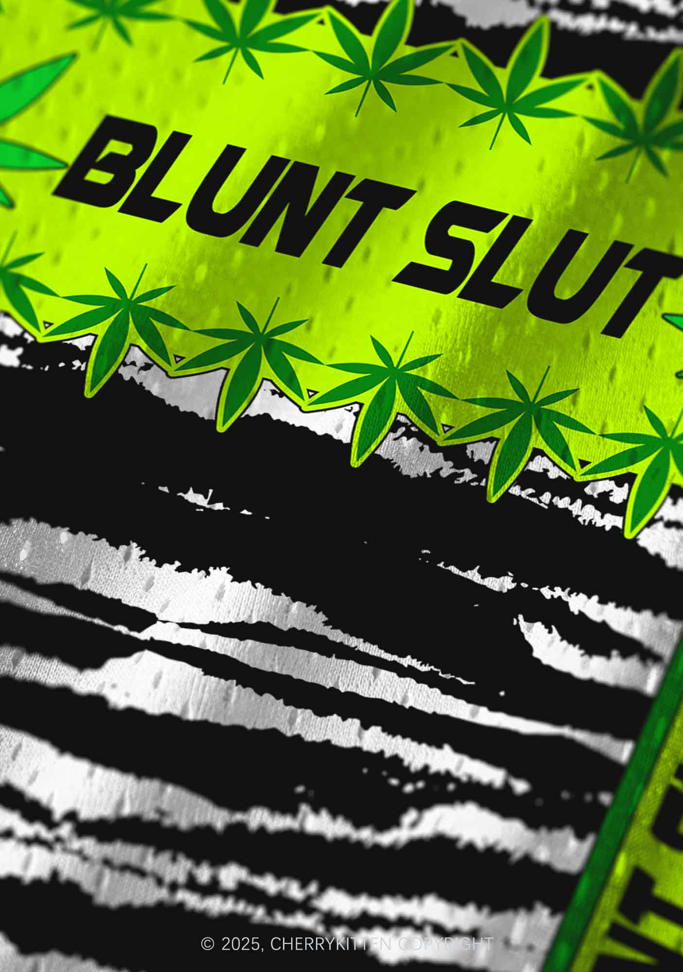 Custom Green Blunt Slxt Y2K Sport Jersey Tank Cherrykitten - Image 4