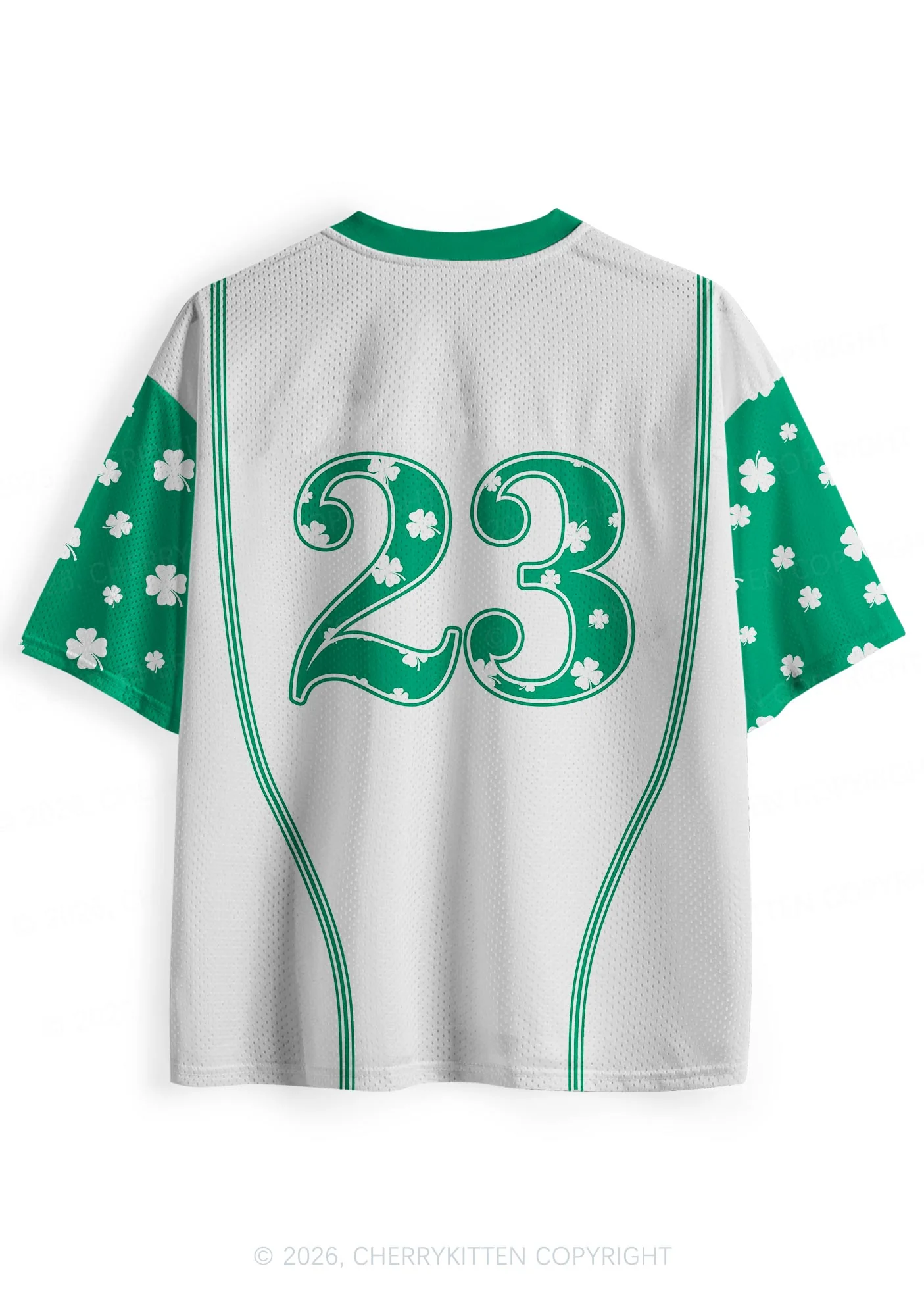 Custom Green Cxxt St Patricks Y2K Sport Jersey Shirts Cherrykitten - Image 3