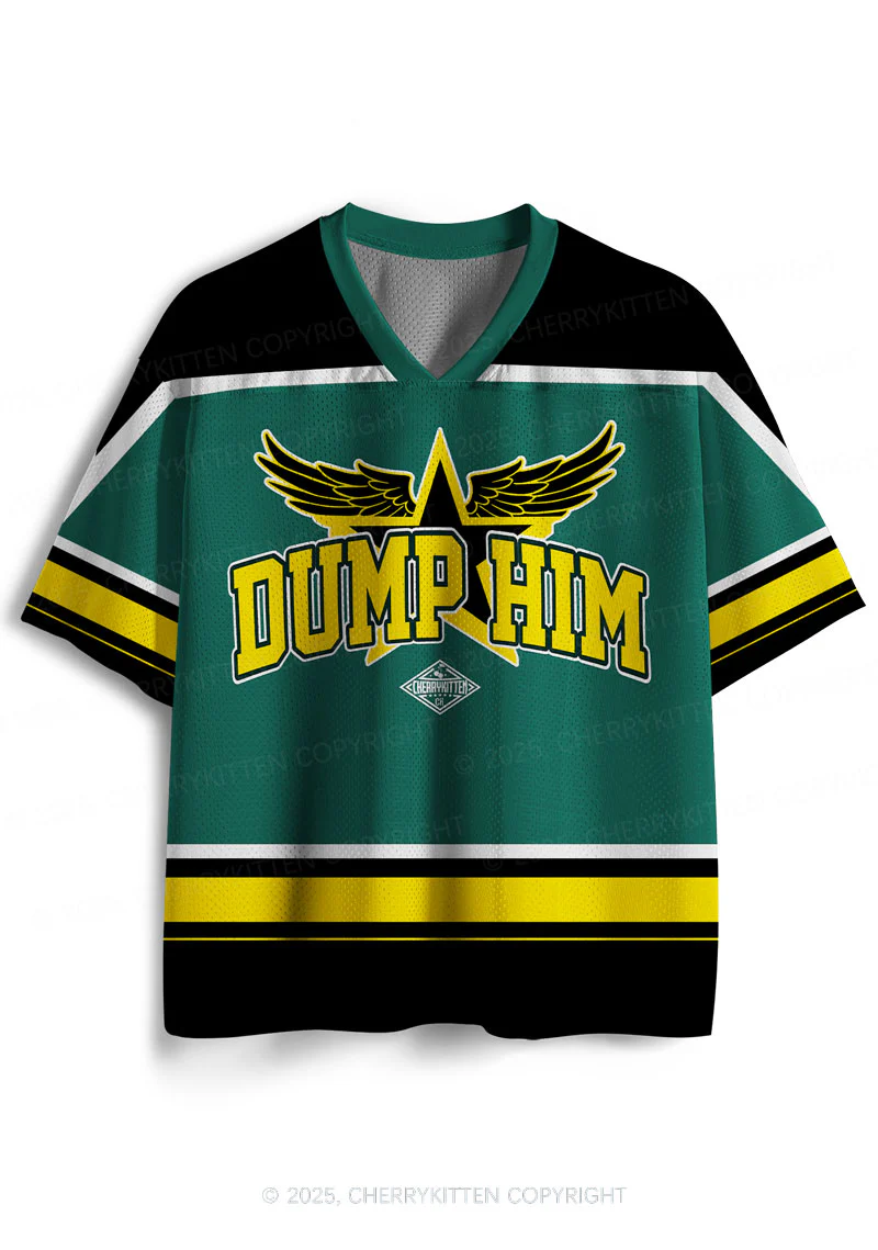 Custom Green Dump Him Y2K Sport Jersey Shirts Cherrykitten - Image 2