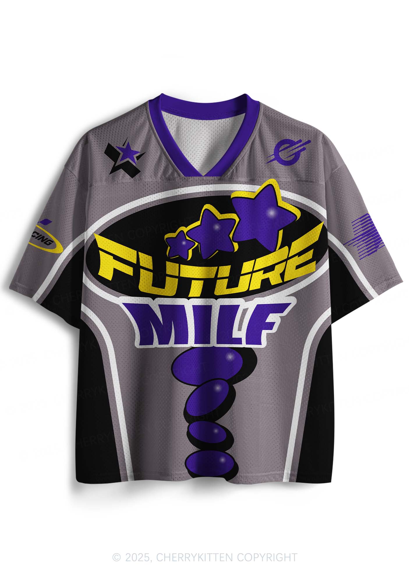 Custom Grey Future Mxxf Y2K Sport Jersey Shirts Cherrykitten - Image 2