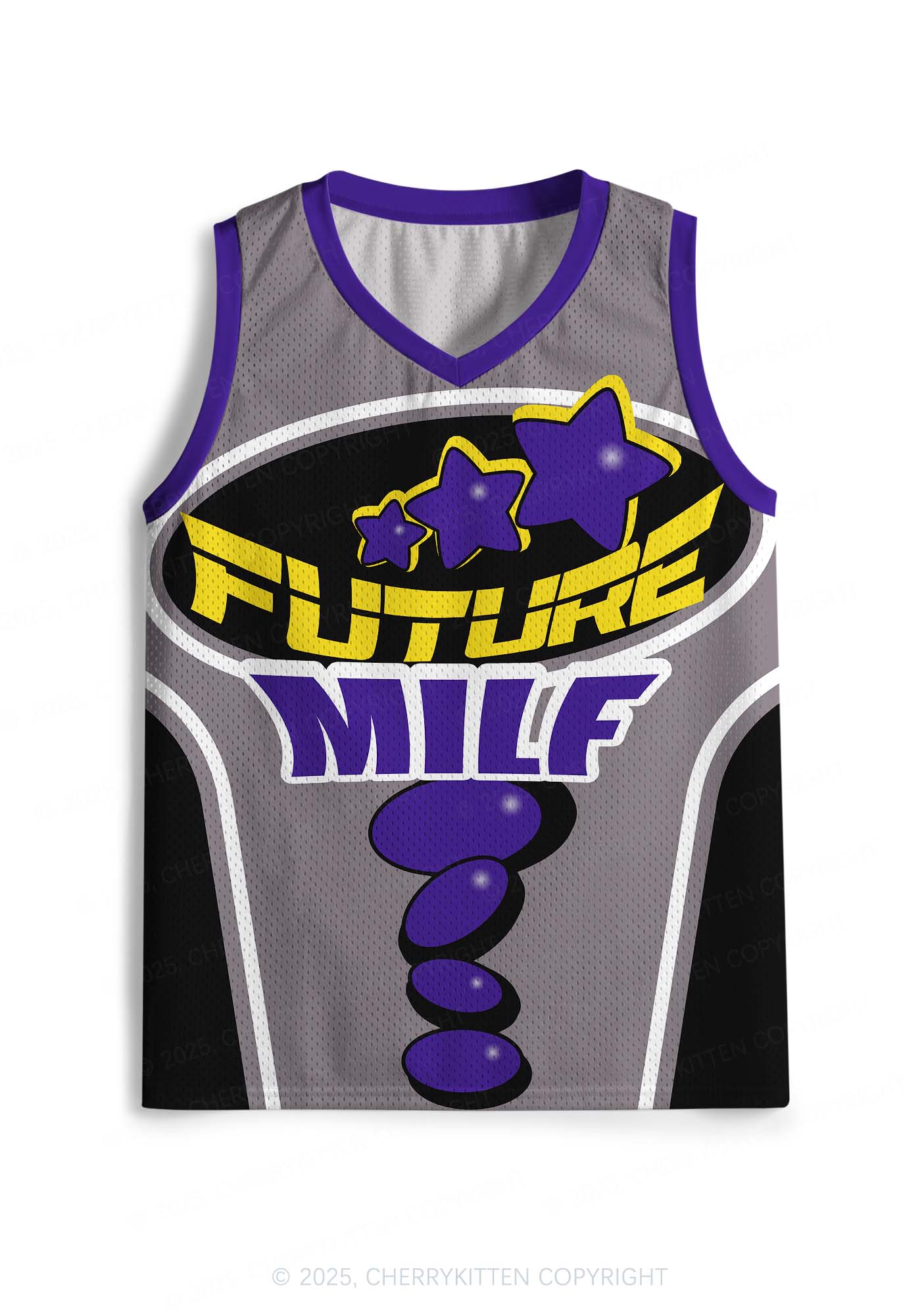 Custom Grey Future Mxxf Y2K Sport Jersey Tank Cherrykitten - Image 2