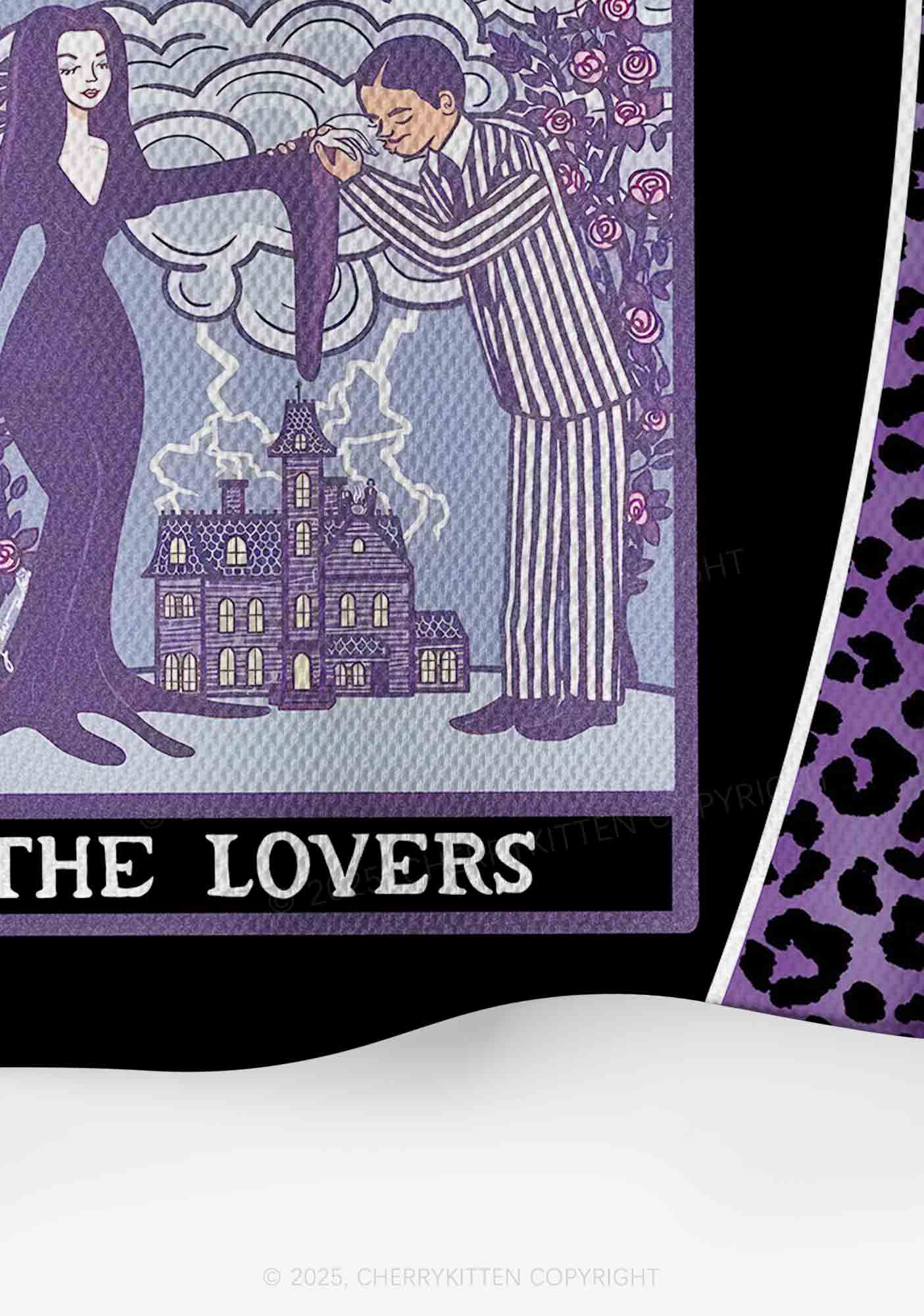 Custom Halloween Black The Lovers Y2K Crop Sport Jersey Shirts Cherrykitten - Image 5