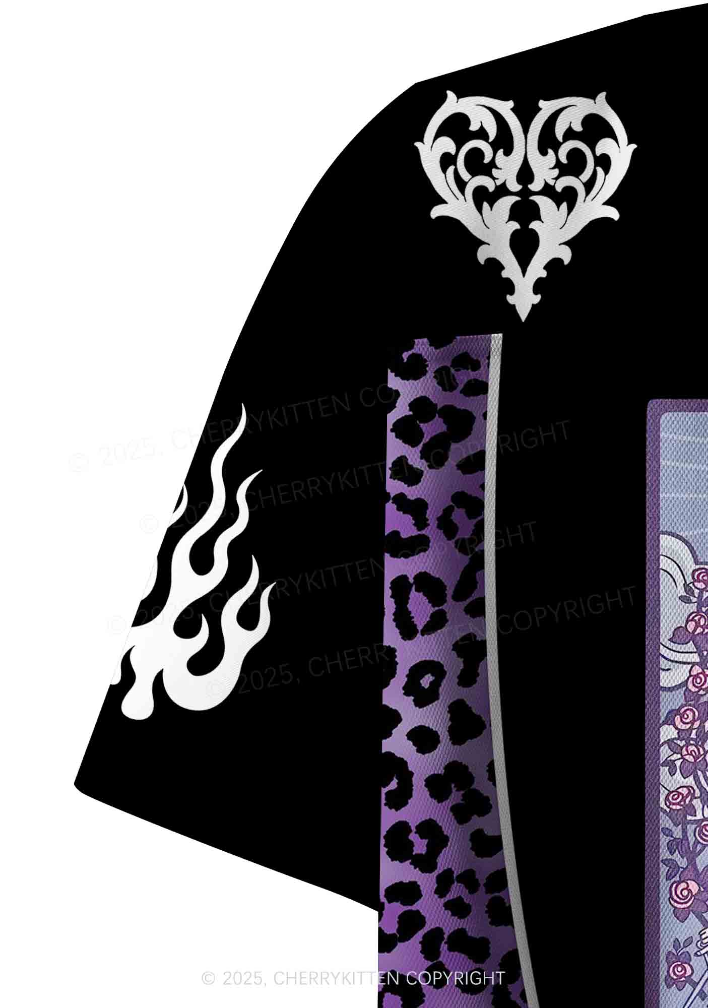 Custom Halloween Black The Lovers Y2K Crop Sport Jersey Shirts Cherrykitten - Image 6