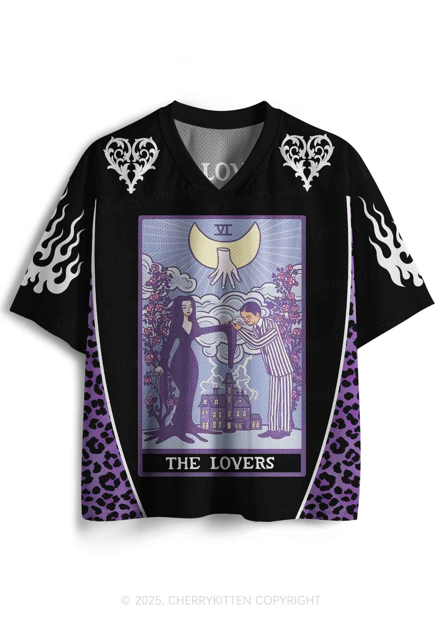 Custom Halloween Black The Lovers Y2K Sport Jersey Shirts Cherrykitten - Image 2
