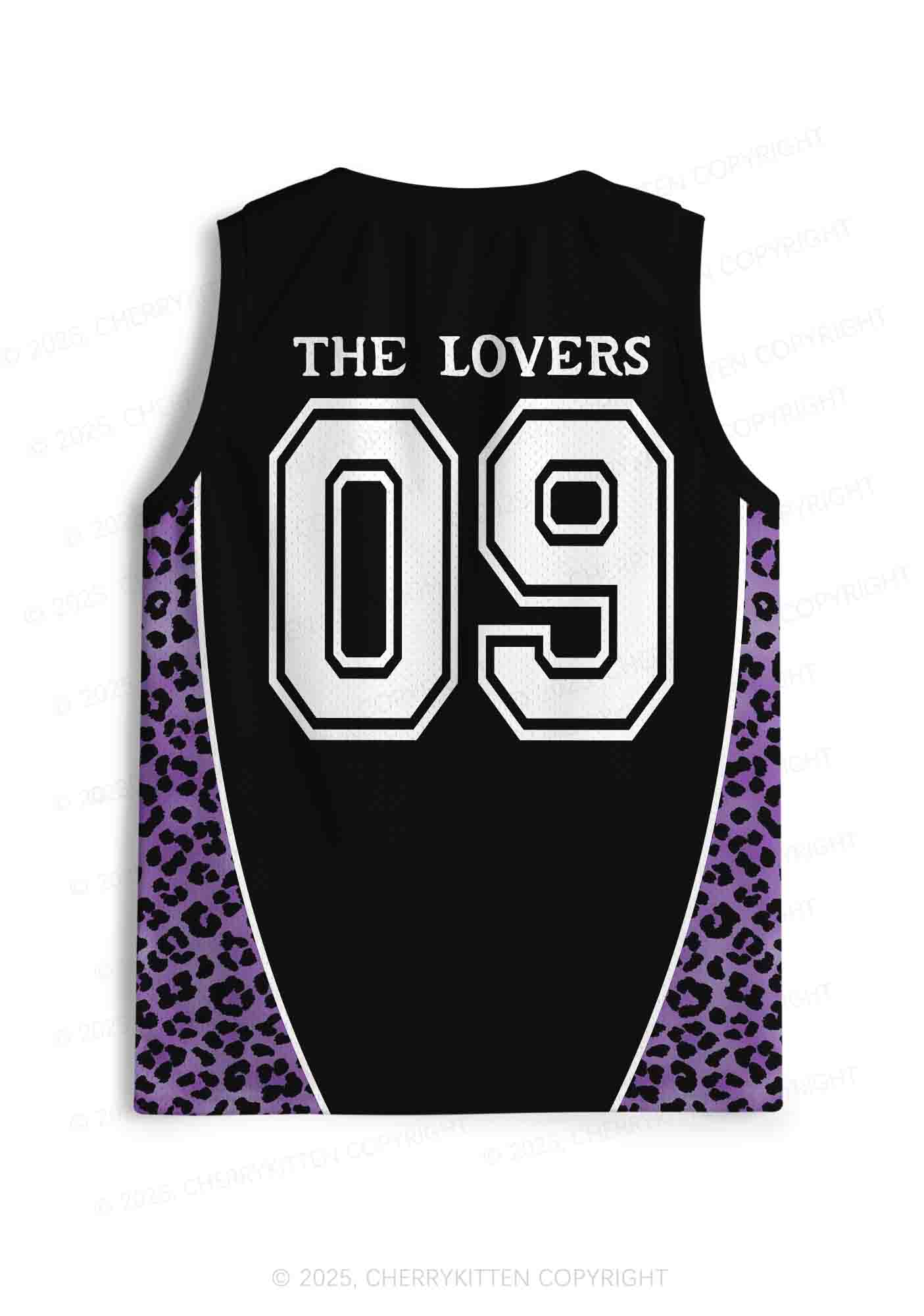 Custom Halloween Black The Lovers Y2K Sport Jersey Tank Cherrykitten - Image 3
