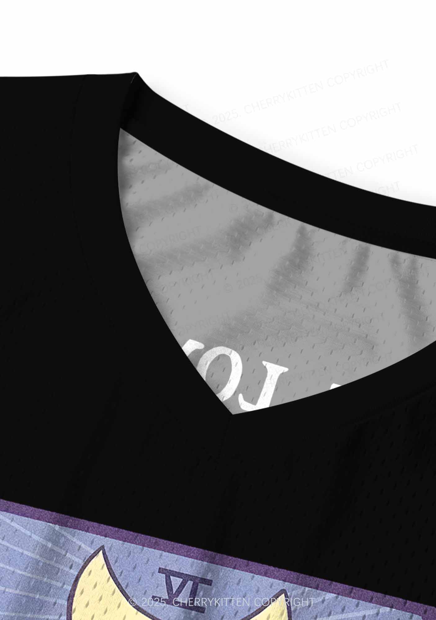 Custom Halloween Black The Lovers Y2K Sport Jersey Tank Cherrykitten - Image 5