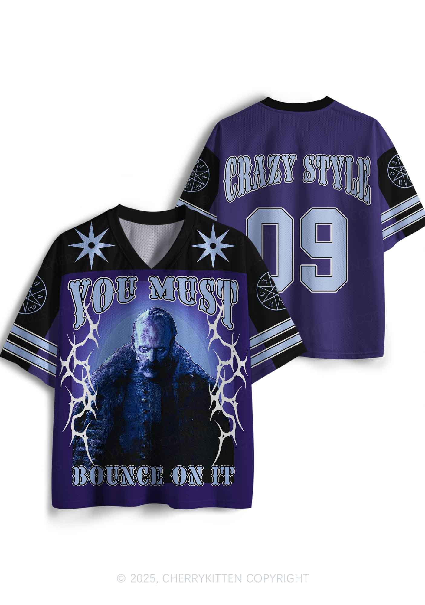 Custom Halloween Bounce On It Y2K Sport Jersey Shirts Cherrykitten - Image 3