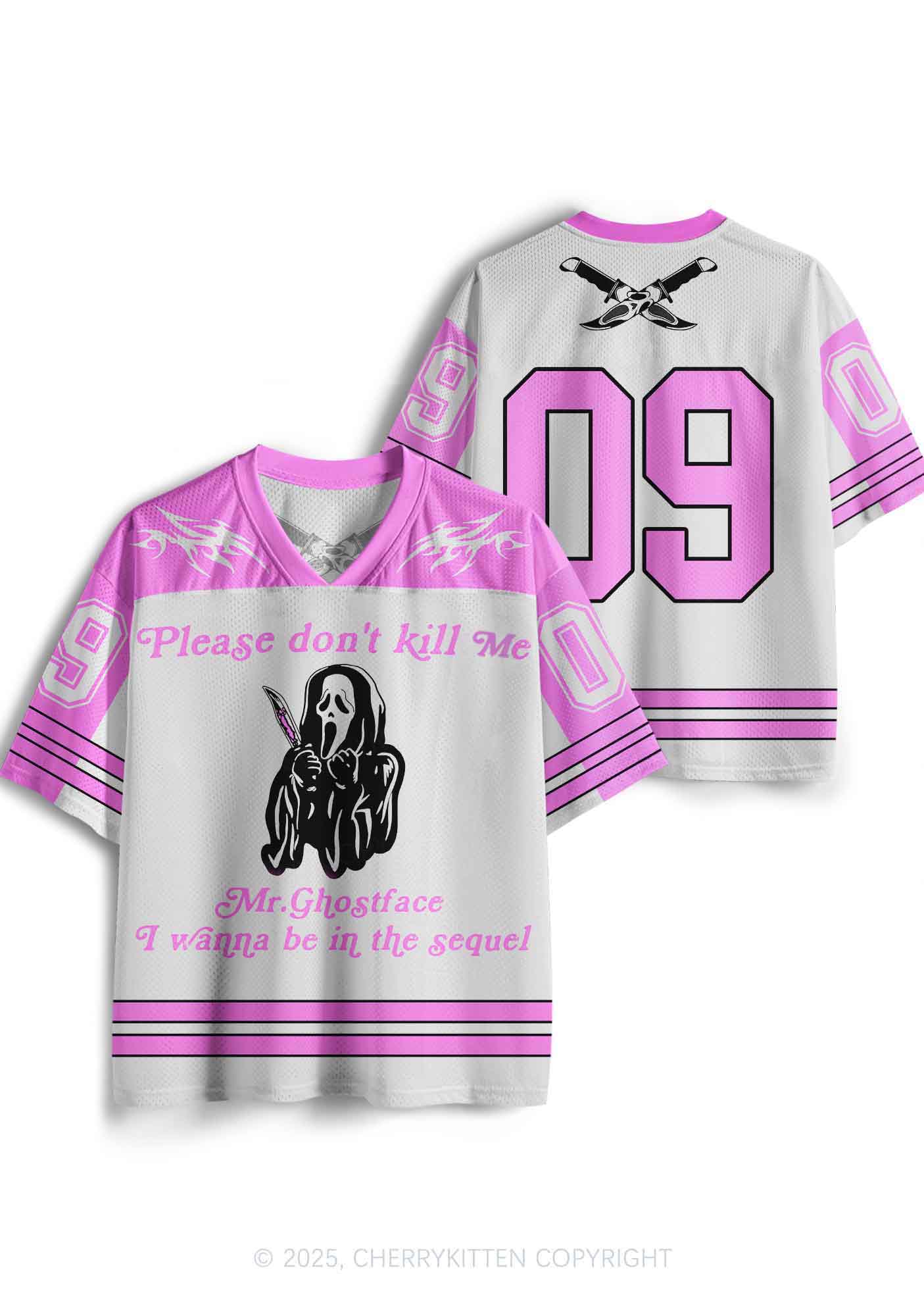 Custom Halloween Dont Kill Me Y2K Sport Jersey Shirts Cherrykitten - Image 3