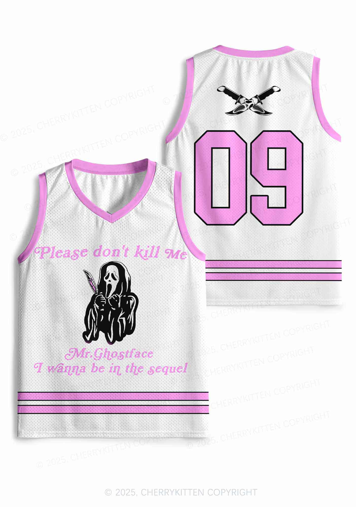 Custom Halloween Dont Kill Me Y2K Sport Jersey Tank Cherrykitten - Image 3