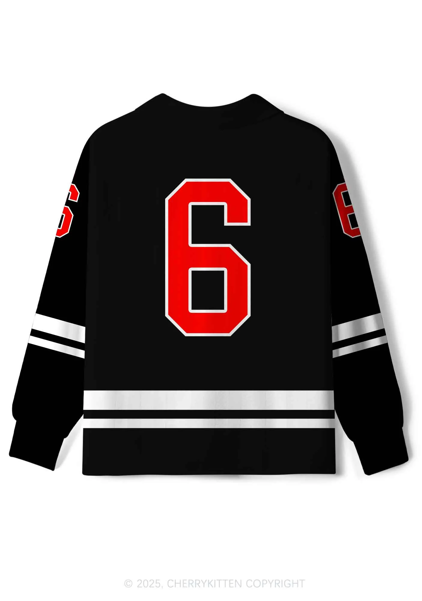 Custom Halloween Ghost Knife Y2K Long Sleeve Sport Jersey Shirts Cherrykitten - Image 2
