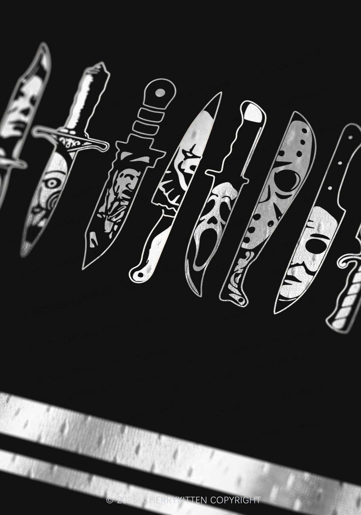 Custom Halloween Ghost Knife Y2K Sport Jersey Tank Cherrykitten - Image 4