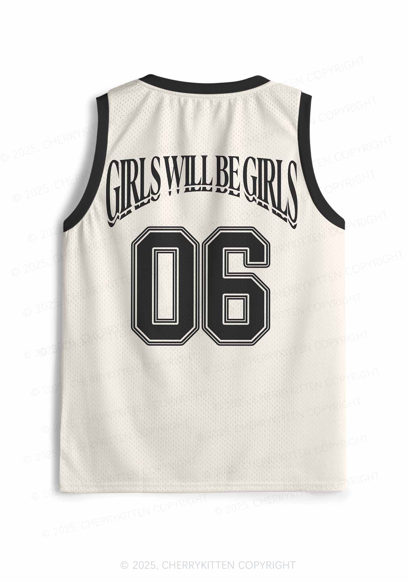 Custom Halloween Girls Will Be Girls Y2K Sport Jersey Tank Cherrykitten - Image 3