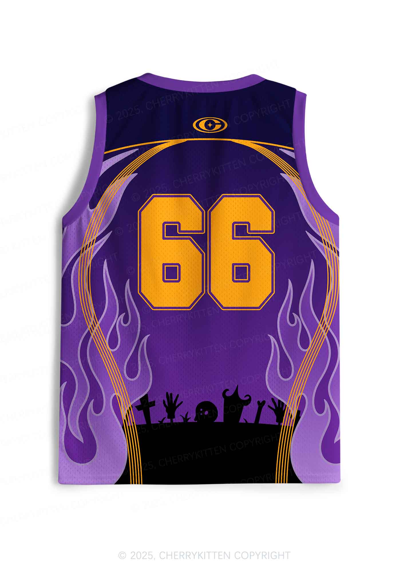 Custom Halloween Hope Your Abuser Dies Y2K Sport Jersey Tank Cherrykitten - Image 2