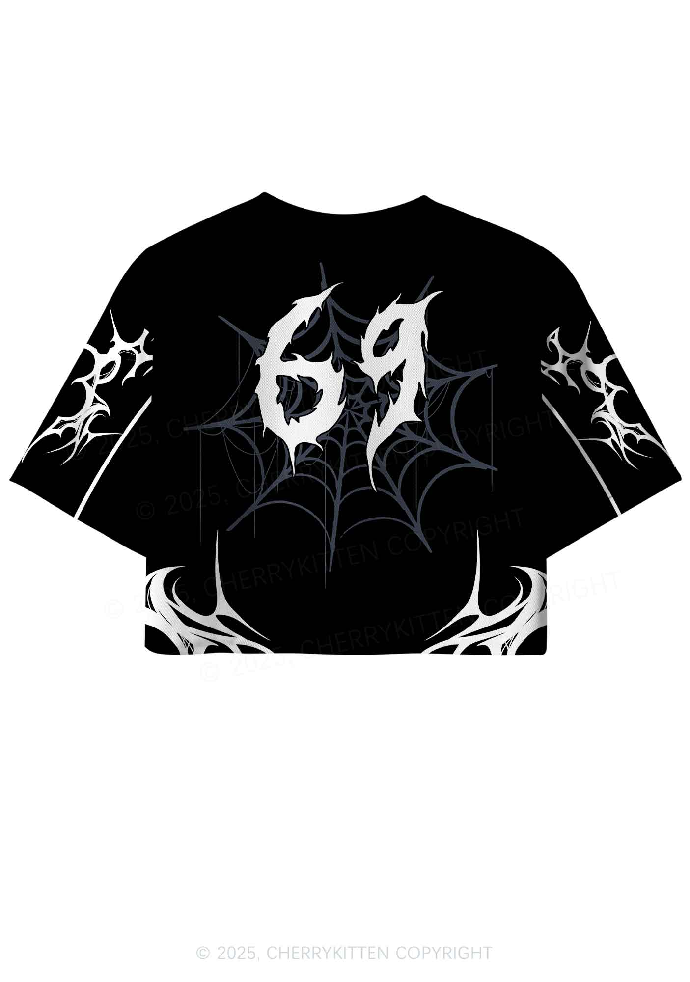 Custom Halloween Horror Film Club Y2K Crop Sport Jersey Shirts Cherrykitten - Image 3