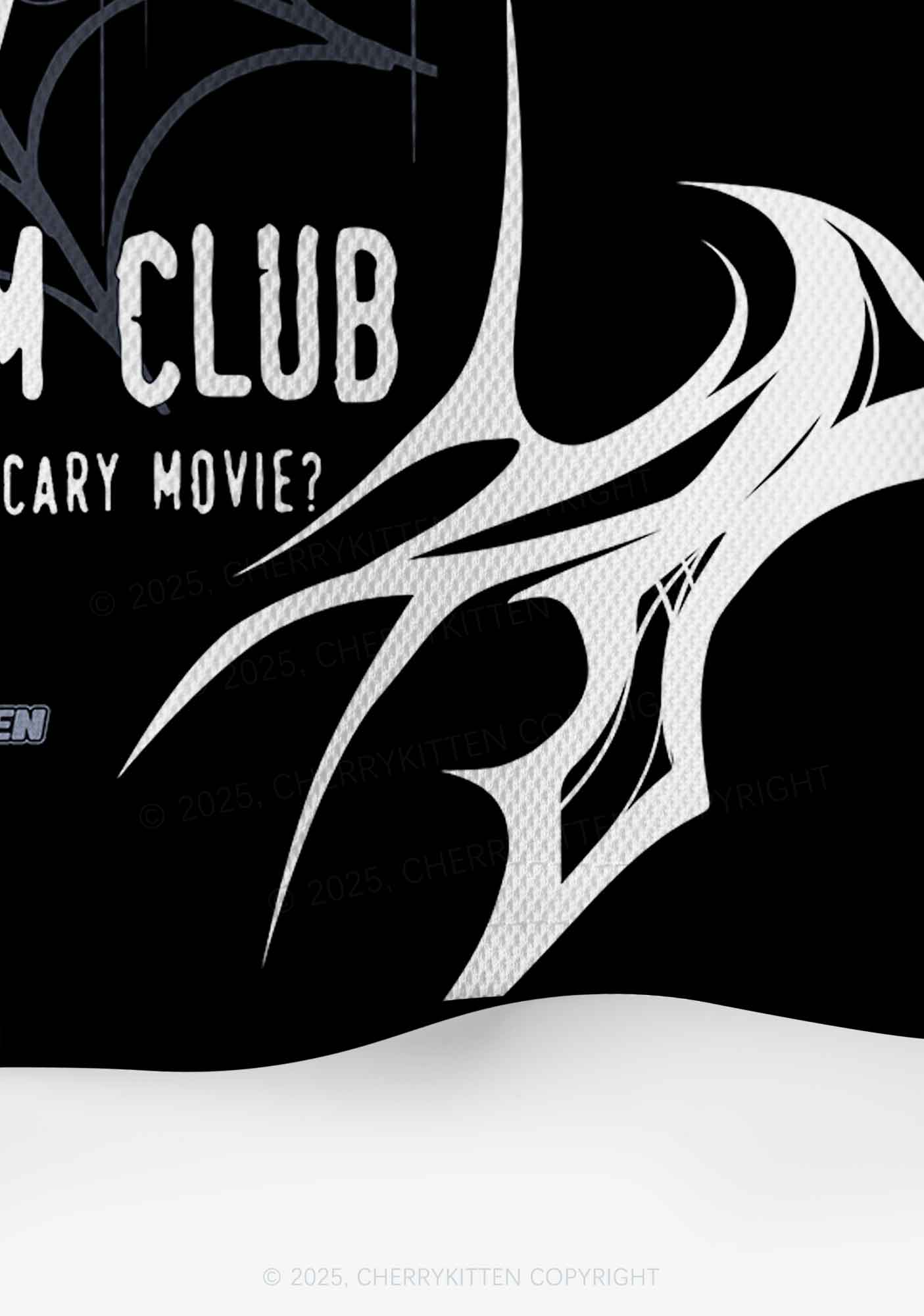 Custom Halloween Horror Film Club Y2K Crop Sport Jersey Shirts Cherrykitten - Image 5