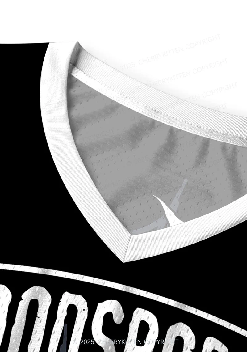 Custom Halloween Horror Film Club Y2K Sport Jersey Tank Cherrykitten - Image 4