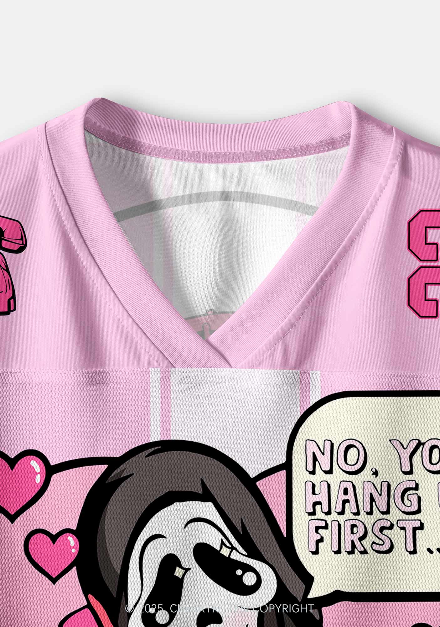 Custom Halloween Horror Hang Up Frist Y2K Crop Sport Jersey Shirts Cherrykitten - Image 3