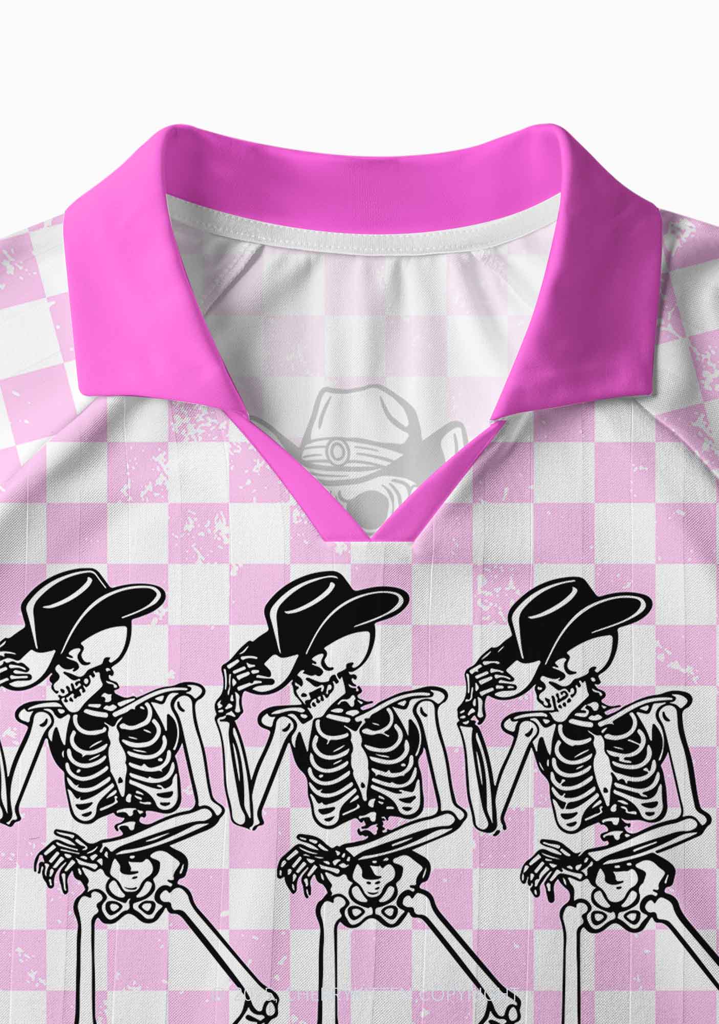 Custom Halloween Howdy Dancing Skeletons Y2K Long Sleeve Sport Jersey Shirts Cherrykitten - Image 4