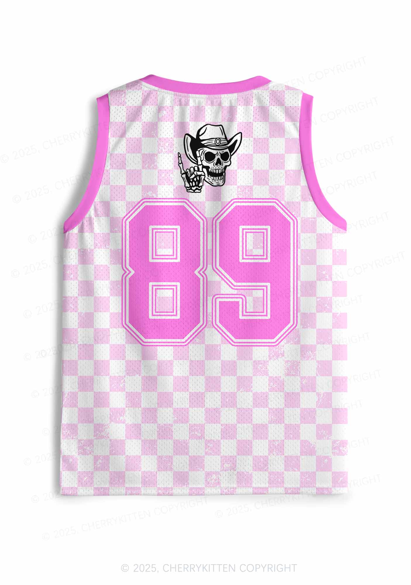 Custom Halloween Howdy Dancing Skeletons Y2K Sport Jersey Tank Cherrykitten - Image 2