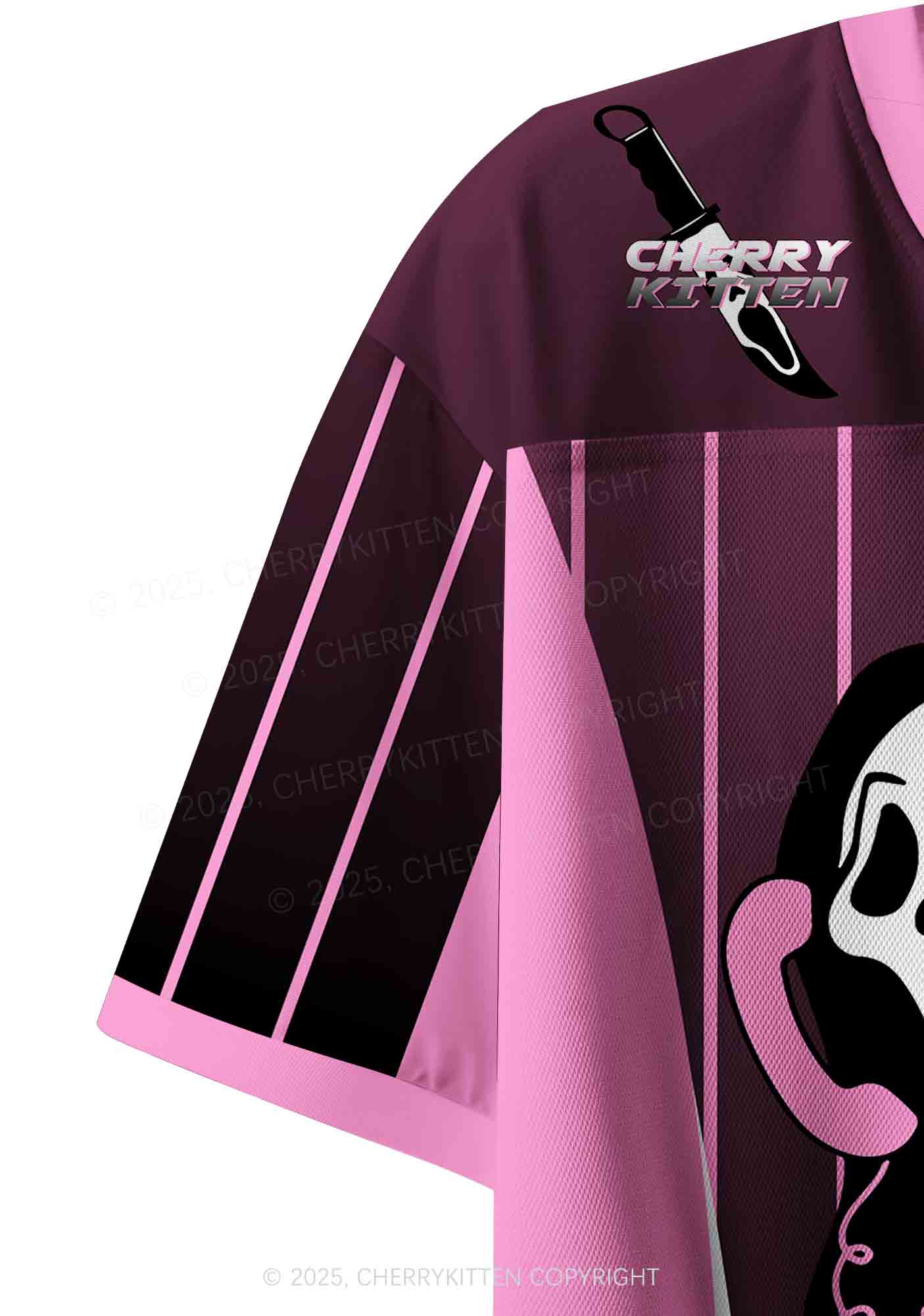 Custom Halloween No You Hang Up Y2K Crop Sport Jersey Shirts Cherrykitten - Image 5