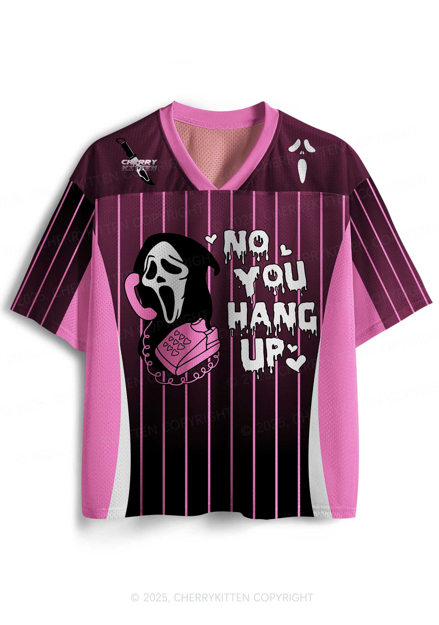 Custom Halloween No You Hang Up Y2K Sport Jersey Shirts Cherrykitten - Image 2