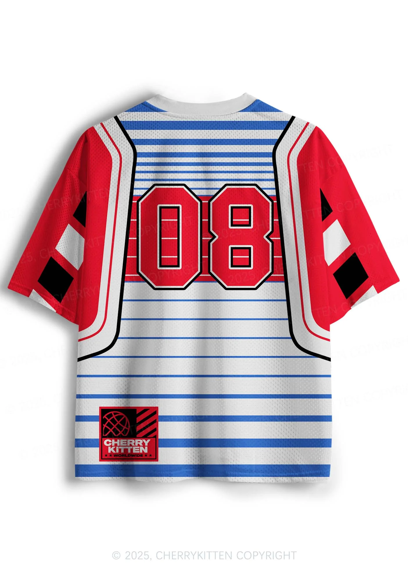 Custom Halloween Red Rum Y2K Sport Jersey Shirts Cherrykitten - Image 2