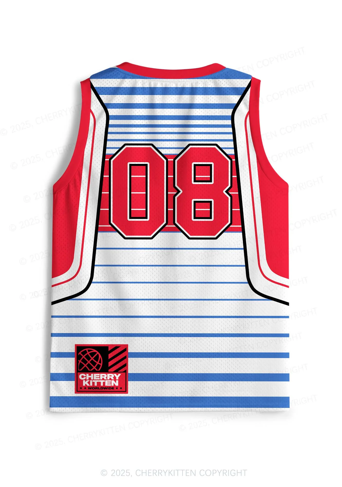 Custom Halloween Red Rum Y2K Sport Jersey Tank Cherrykitten - Image 2