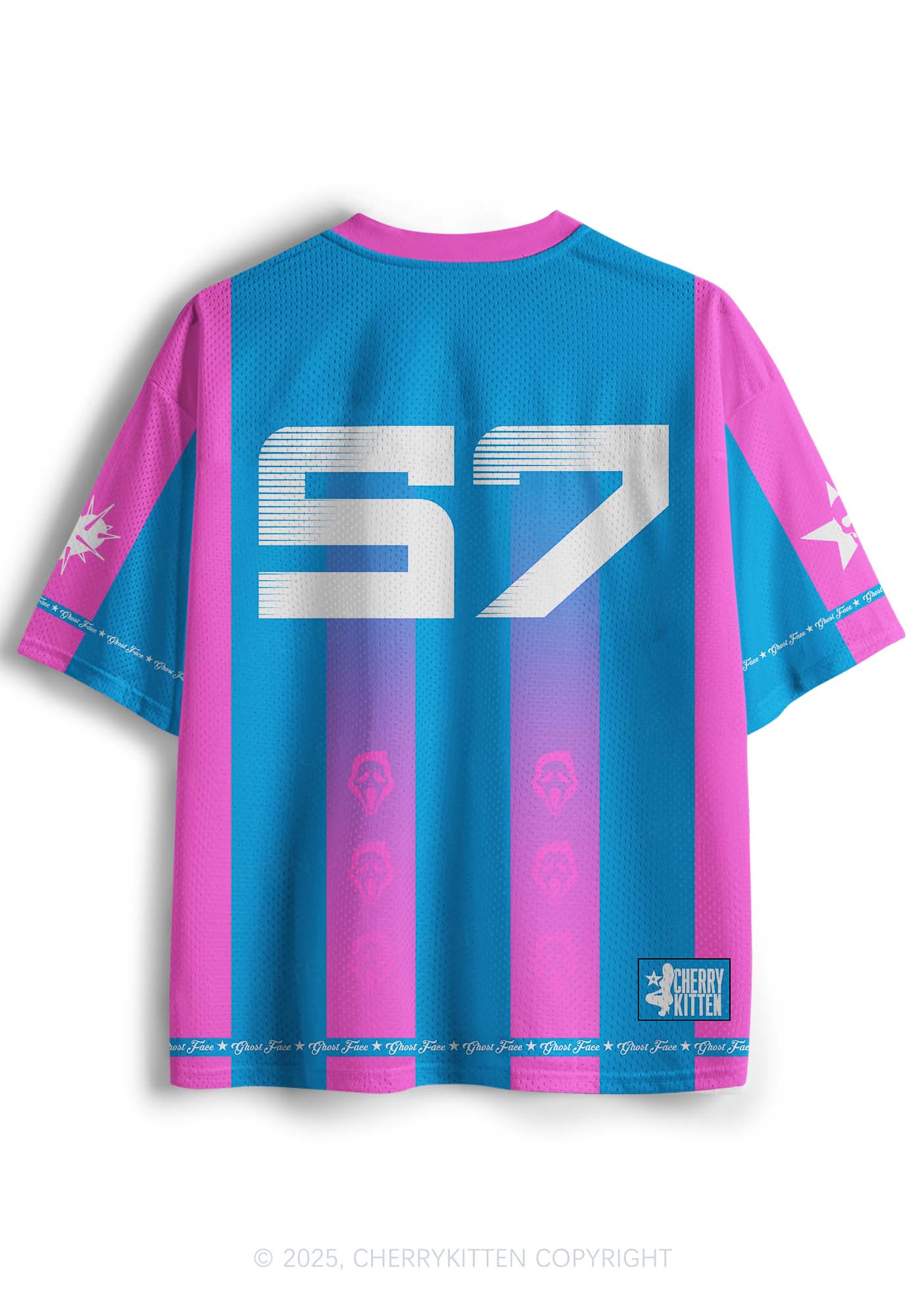Custom Halloween Skeleton Boo You Hore Y2K Sport Jersey Shirts Cherrykitten - Image 2