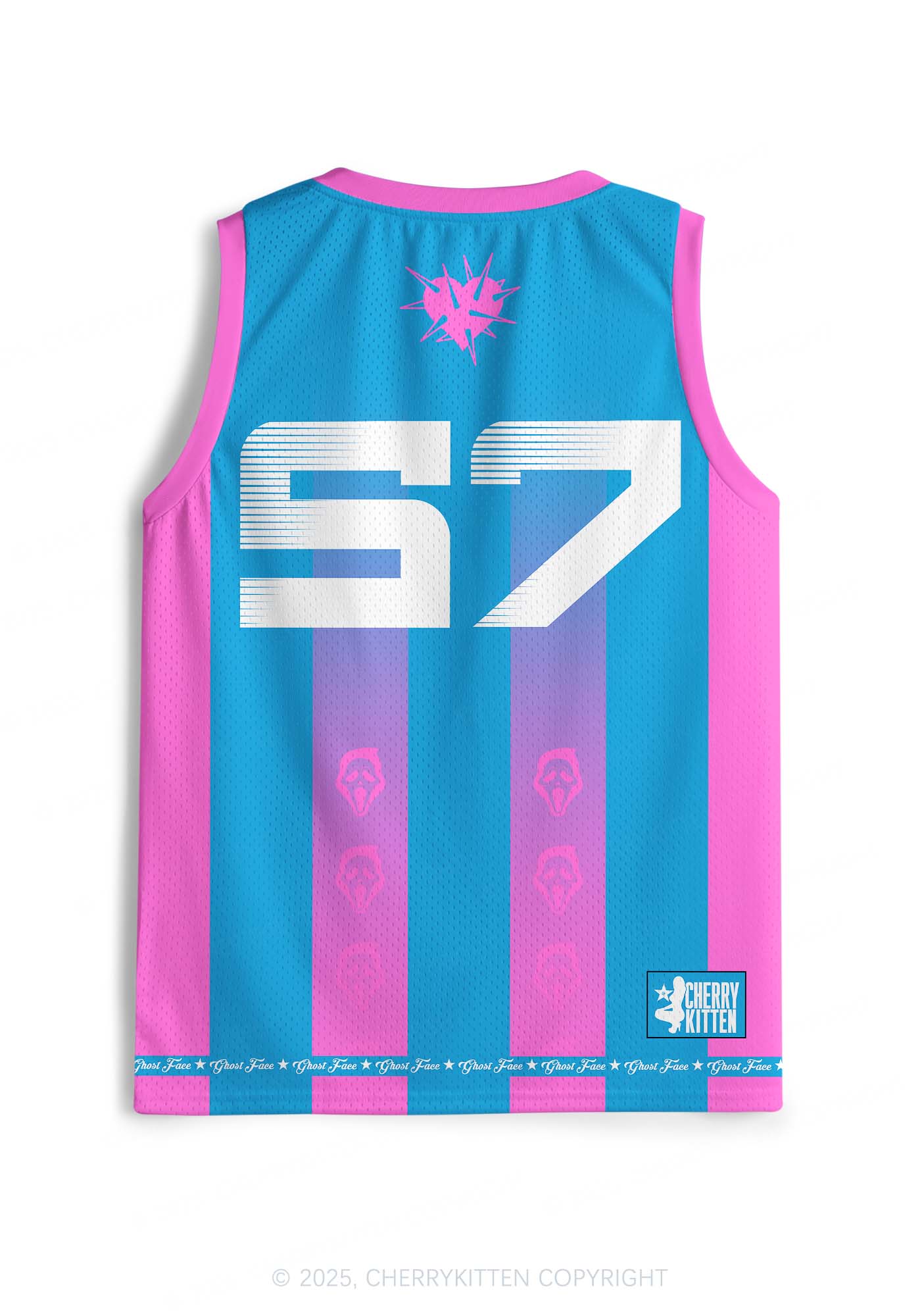 Custom Halloween Skeleton Boo You Hore Y2K Sport Jersey Tank Cherrykitten - Image 2