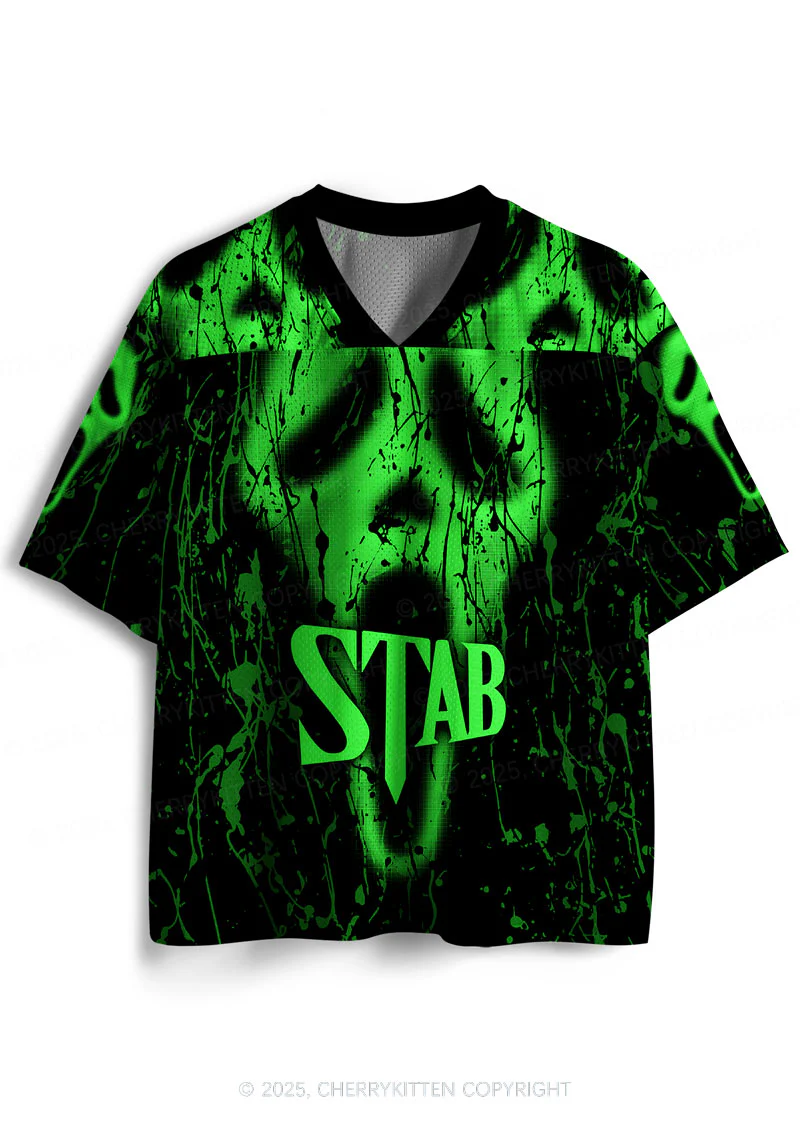 Custom Halloween Stab Ghost Y2K Sport Jersey Shirts Cherrykitten - Image 3