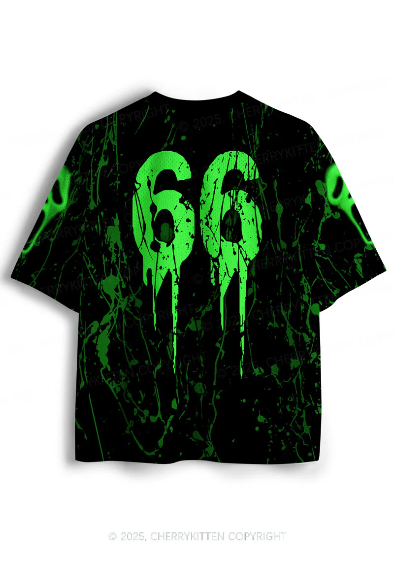 Custom Halloween Stab Ghost Y2K Sport Jersey Shirts Cherrykitten - Image 4