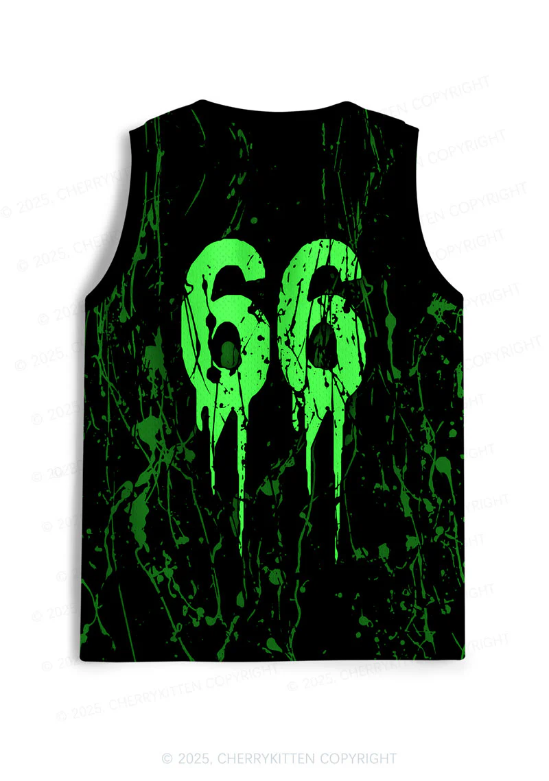 Custom Halloween Stab Ghost Y2K Sport Jersey Tank Cherrykitten - Image 3