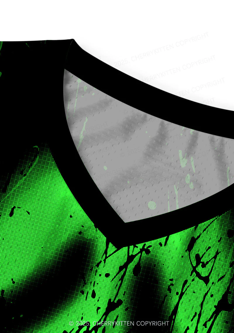 Custom Halloween Stab Ghost Y2K Sport Jersey Tank Cherrykitten - Image 4