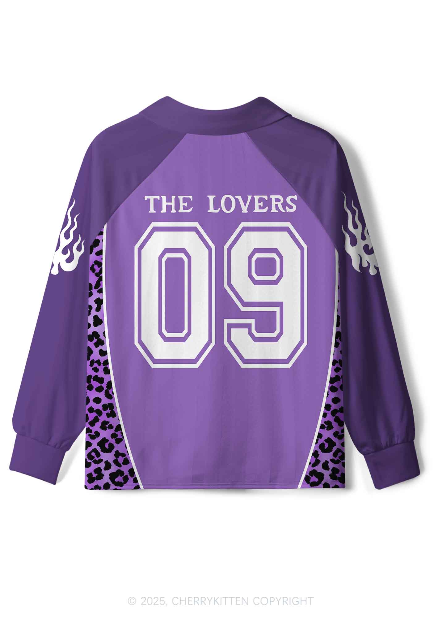 Custom Halloween The Lovers Y2K Long Sleeve Sport Jersey Shirts Cherrykitten - Image 3