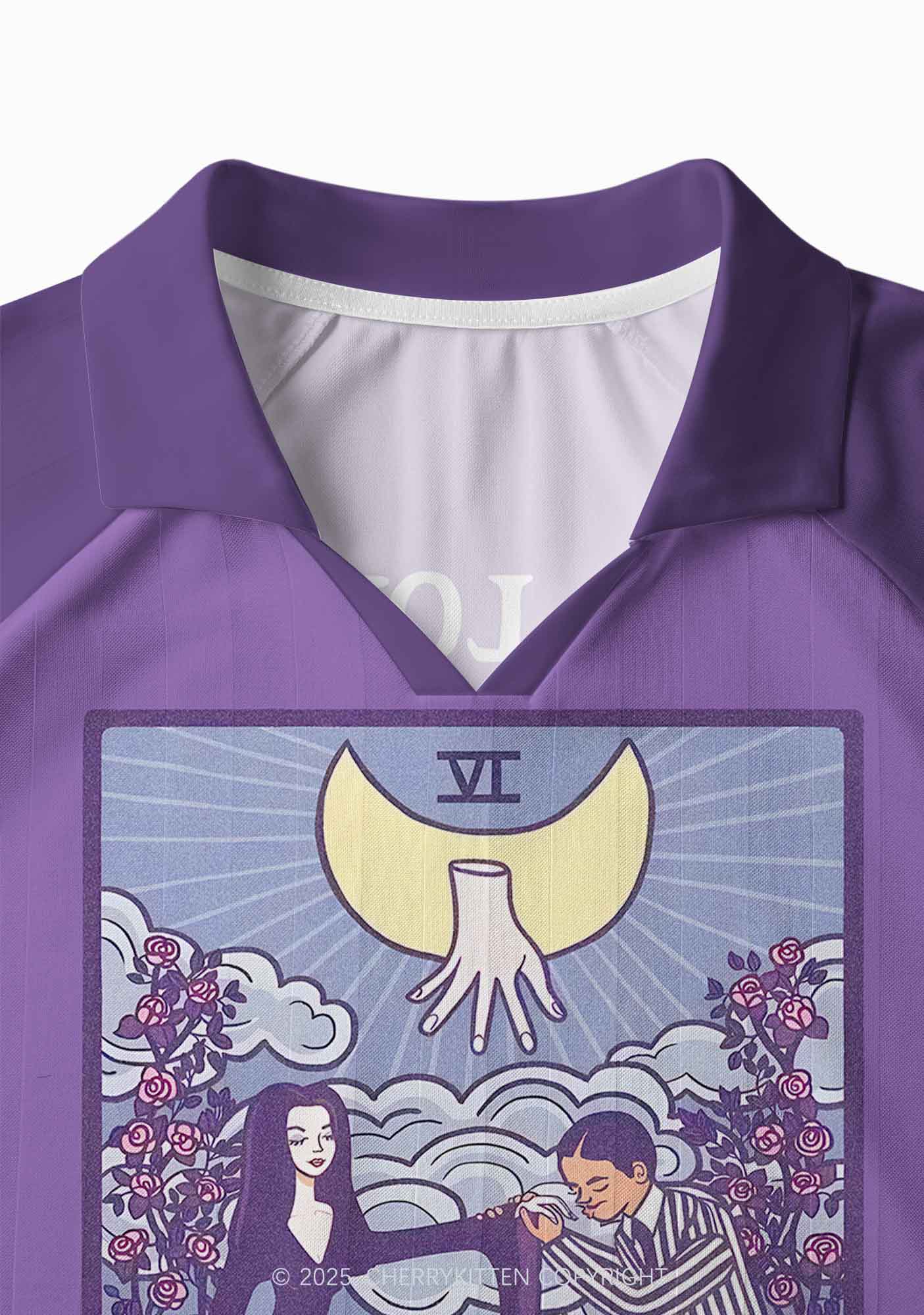 Custom Halloween The Lovers Y2K Long Sleeve Sport Jersey Shirts Cherrykitten - Image 4