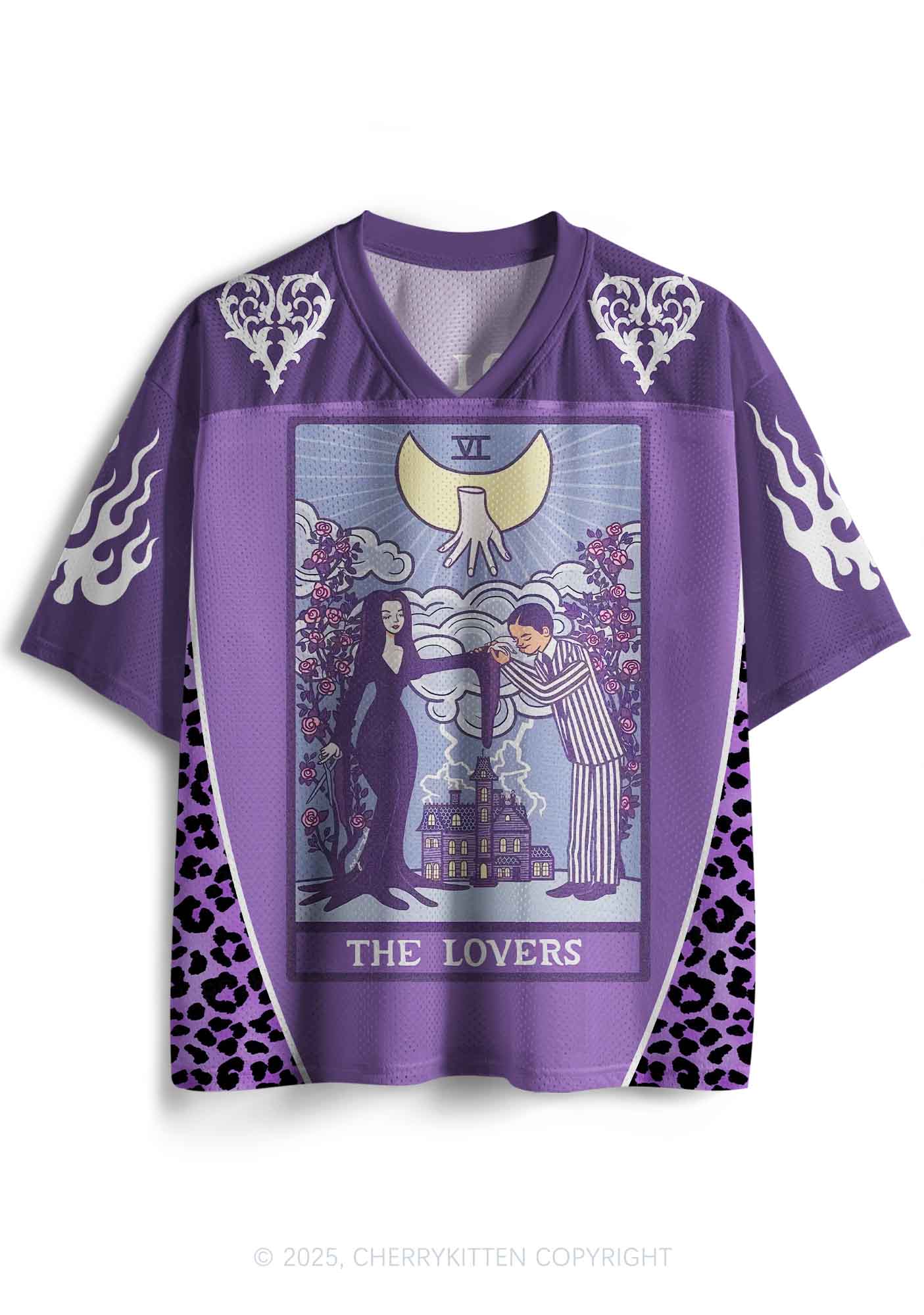 Custom Halloween The Lovers Y2K Sport Jersey Shirts Cherrykitten - Image 2