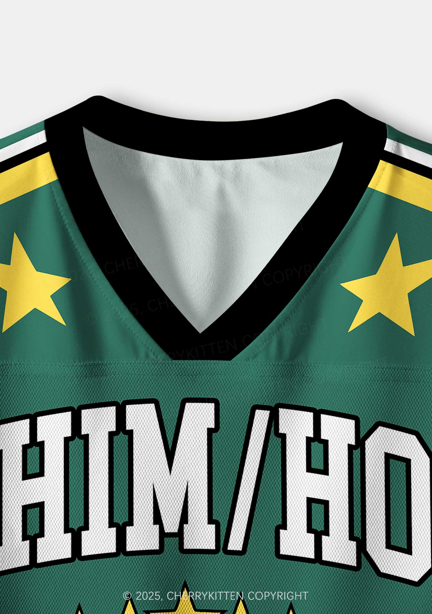 Custom Green He Him Hole Pride Y2K Crop Sport Jersey Shirts Cherrykitten - Image 3