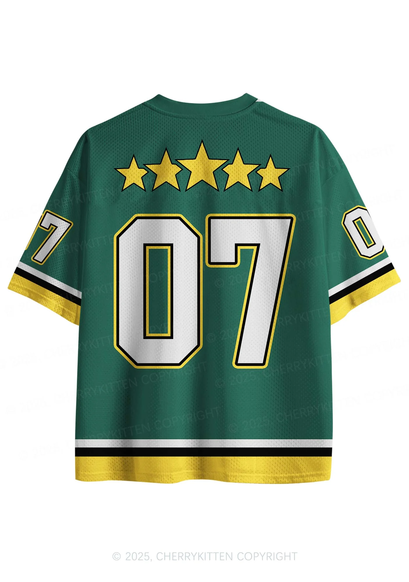 Custom Green He Him Hole Pride Y2K Sport Jersey Shirts Cherrykitten - Image 2