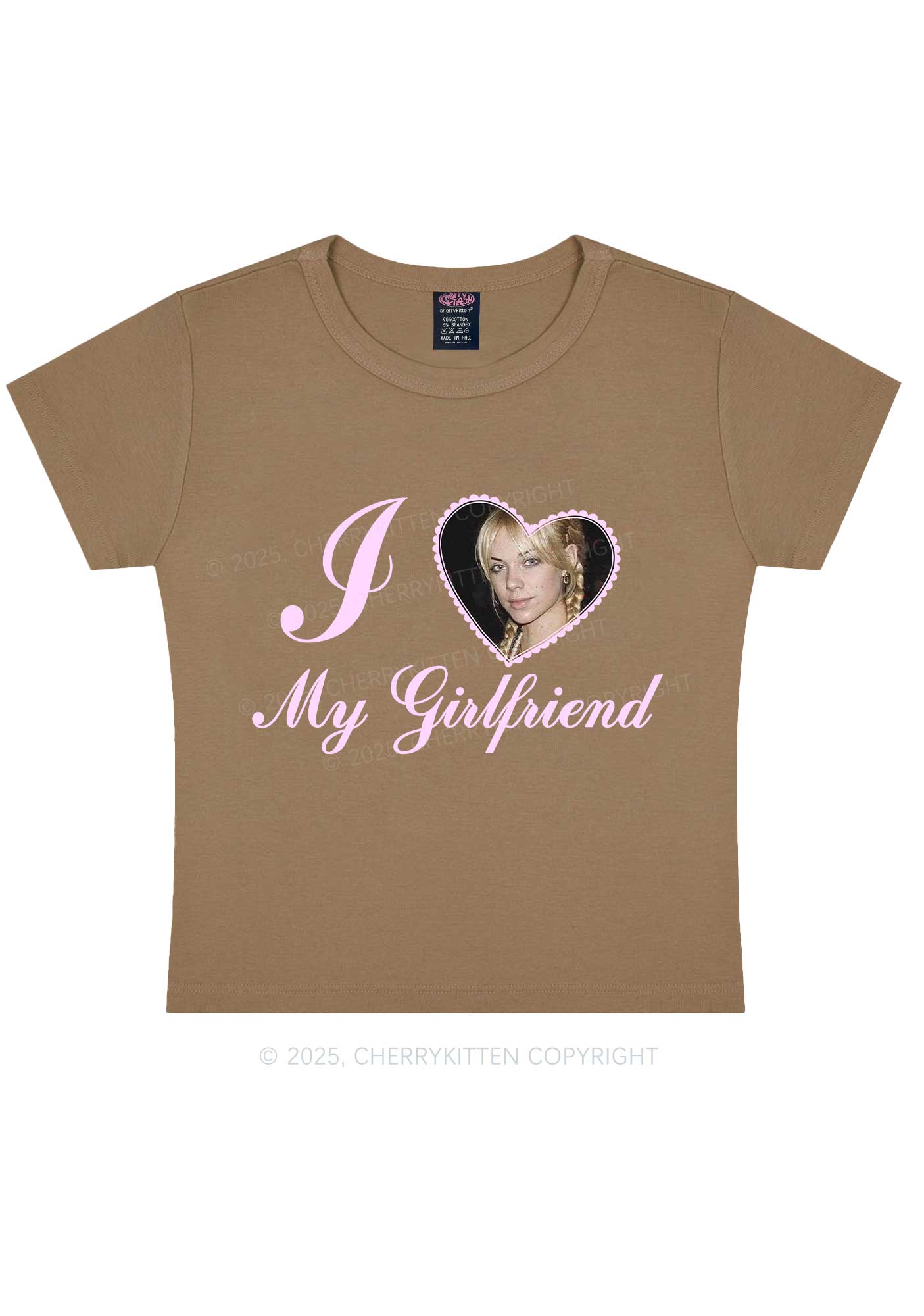Custom Heart My BF GF Y2K Baby Tee Cherrykitten - Image 9