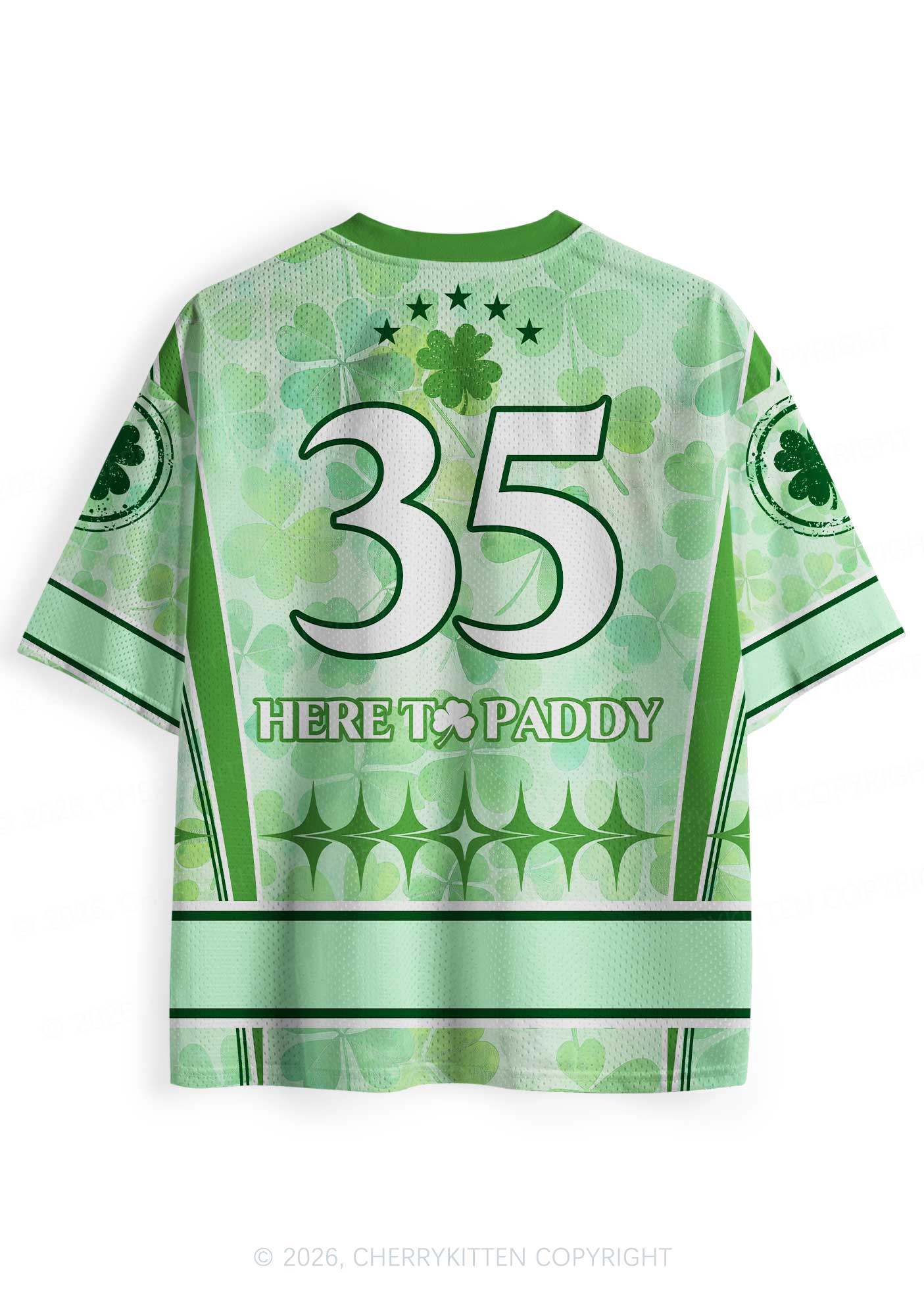 Custom Here To Paddy St Patricks Y2K Sport Jersey Shirts Cherrykitten - Image 4