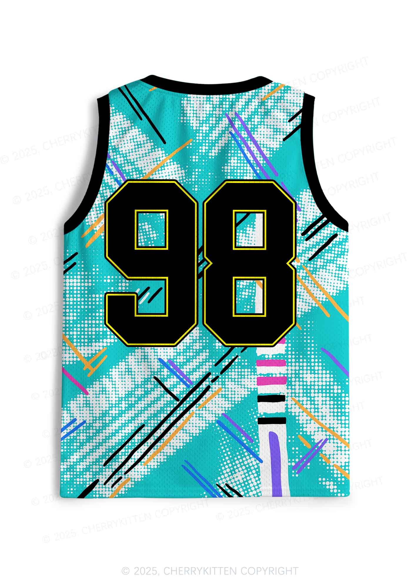 Custom Hit Him With Your Car Y2K Sport Jersey Tank Cherrykitten - Image 2