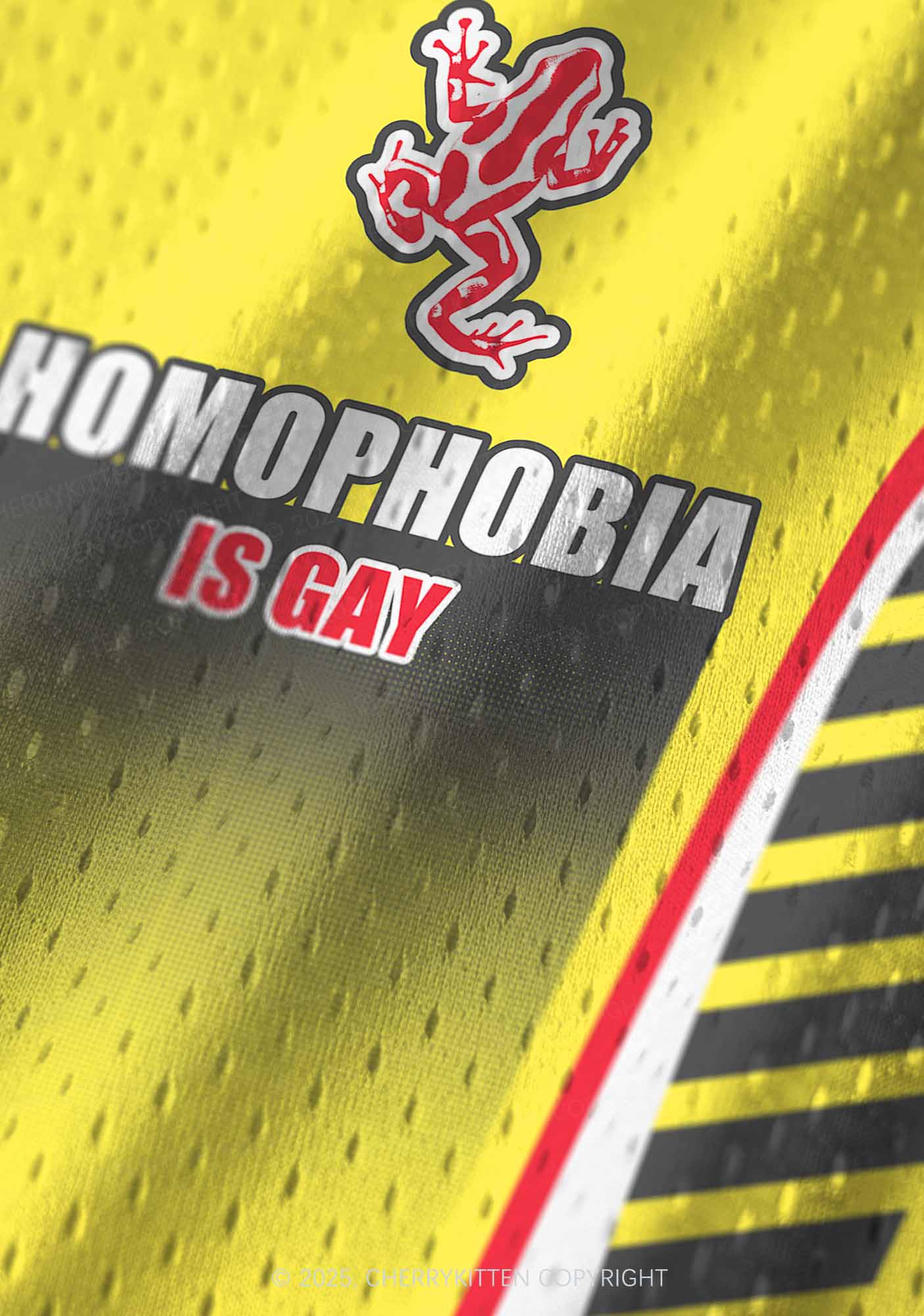 Custom Homophobia Gay Frog Pride Y2K Sport Jersey Tank Cherrykitten - Image 5