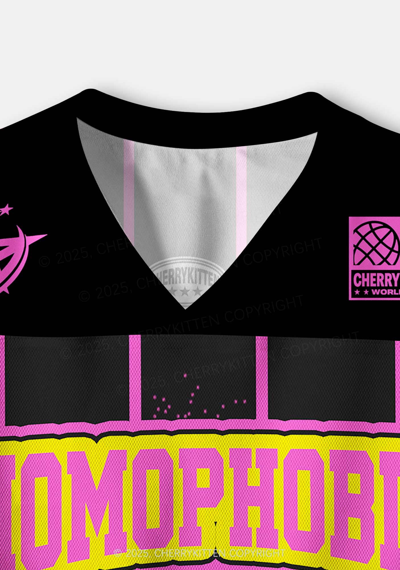 Custom Homophobia Gay Pride Y2K Crop Sport Jersey Shirts Cherrykitten - Image 3