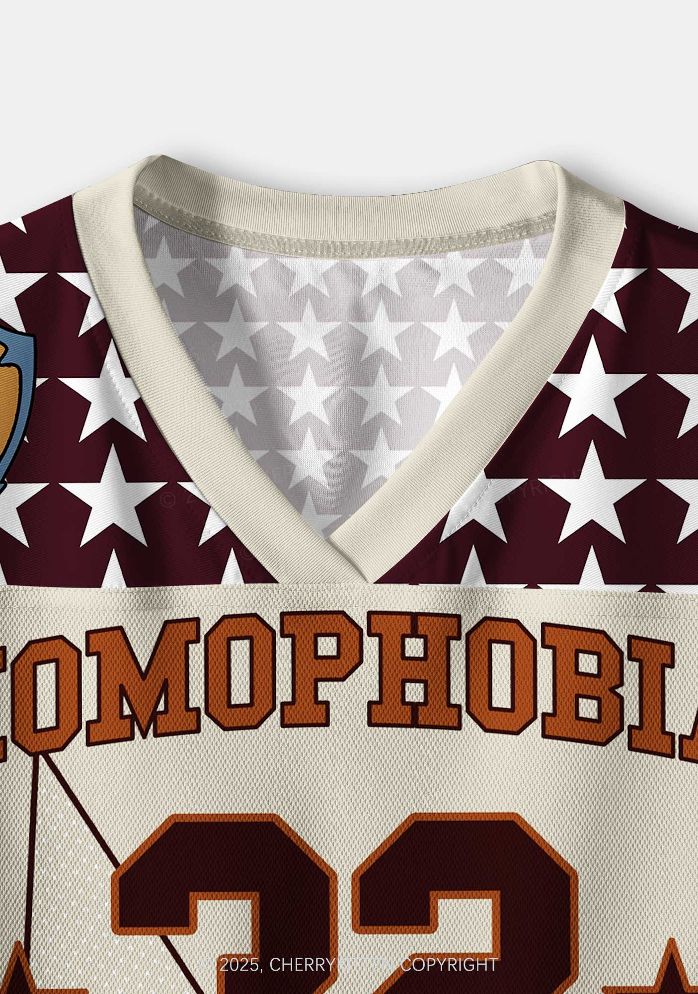 Custom Homophobia Gay Stars Pride Y2K Crop Sport Jersey Shirts Cherrykitten - Image 3