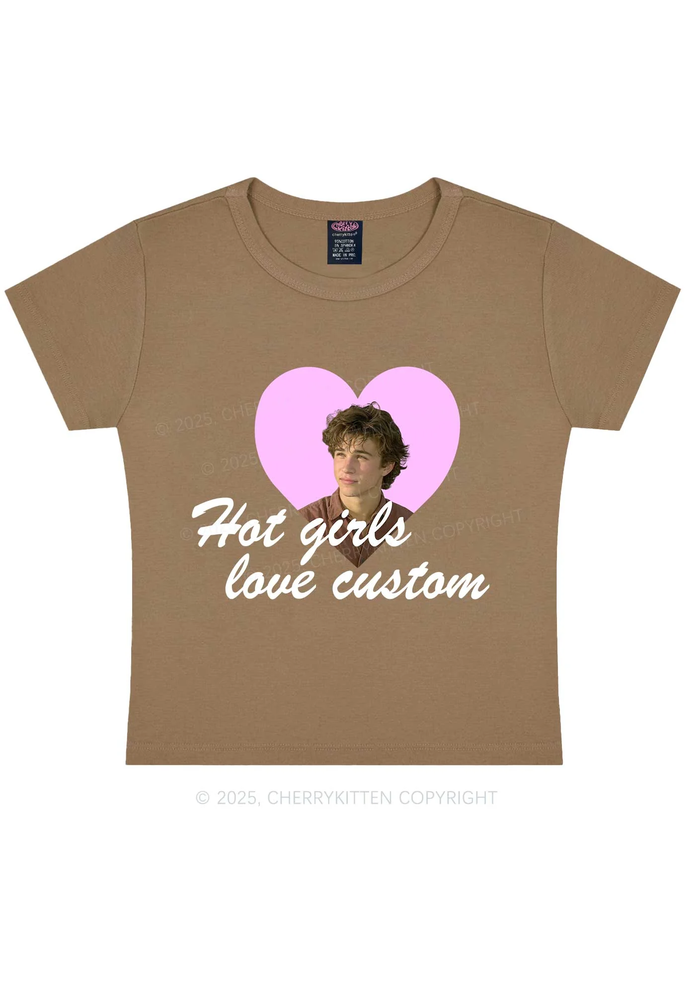 Custom Hot Girl Love Y2K Baby Tee Cherrykitten - Image 12